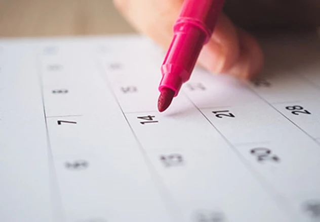 Kalendaransicht Magnesium Tagesbedarf im Kalender markieren