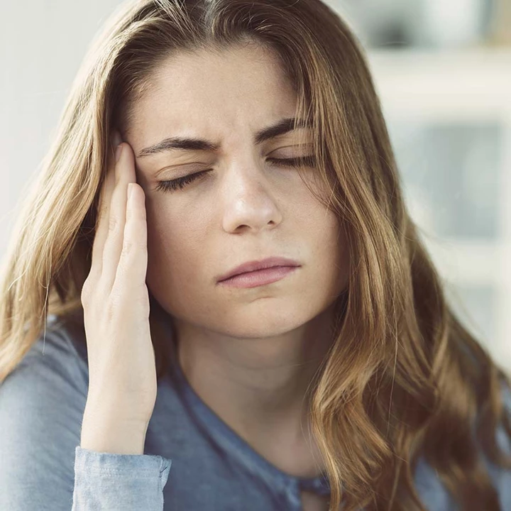 Gestresste Frau Magnesium bei Stress