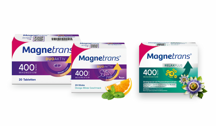 Magentrans-Portfolio Magnesium-Kombinationen
